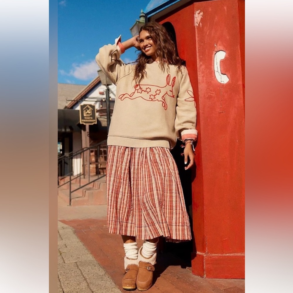 We The Free Graphic Crewneck Sweater